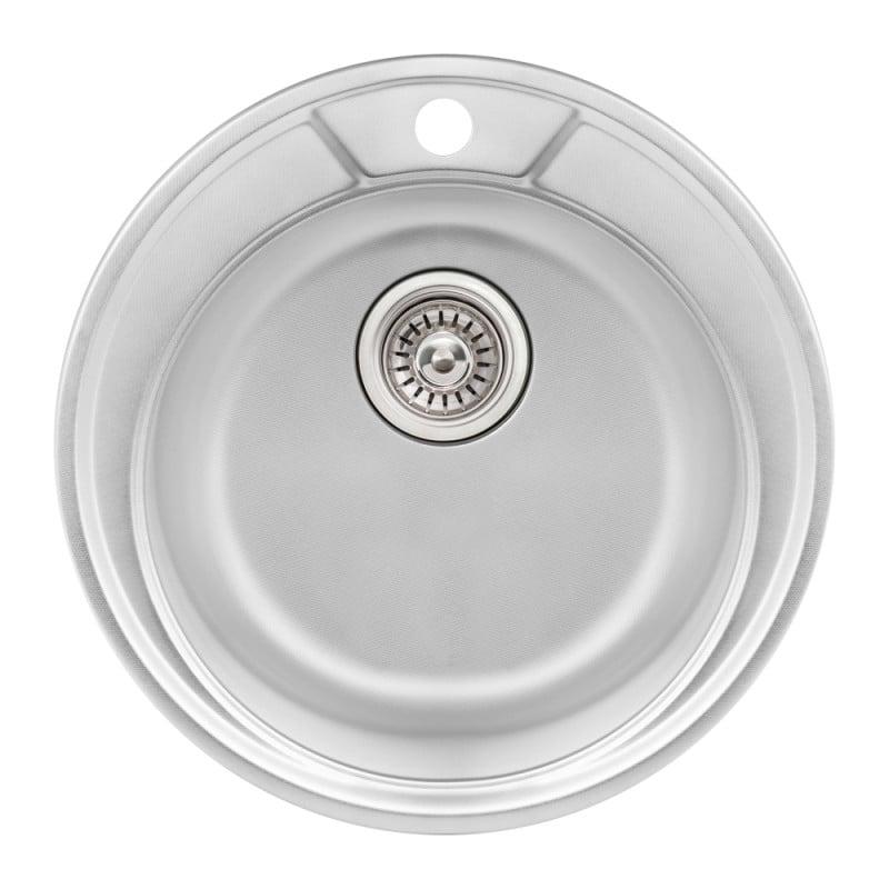 Мойка кухонная Q-tap D490 Micro Decor 0,8 мм (QTD490MICDEC08)