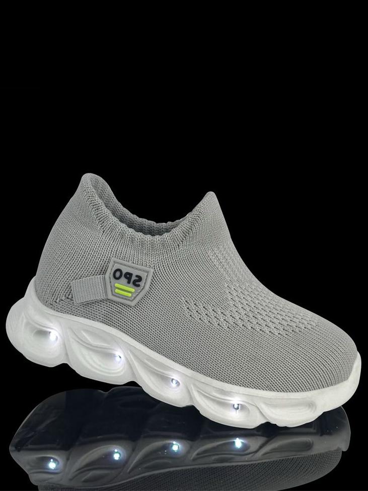 Кроссовки текстильные с LED подстветкой Jong Golf BN11411-18 р. 31 Серый - фото 2 Кроссовки текстильные с LED подстветкой Jong Golf BN11411-18 р. 31 Серый - фото 2