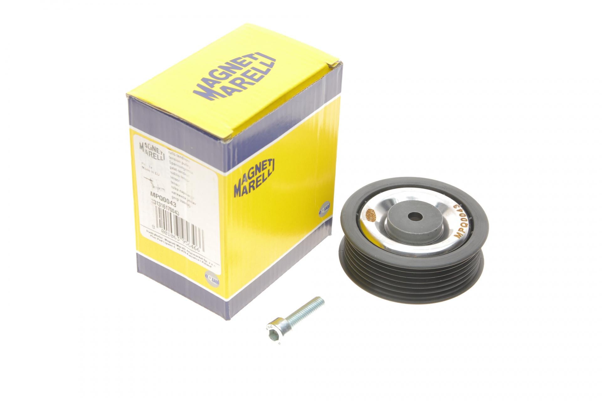 Ролик генератора MAGNETI MARELLI VW LT 2.5TDI натяжной 76x26,4 мм MPQ0043 (331316170043 MAGNETI MARELLI)