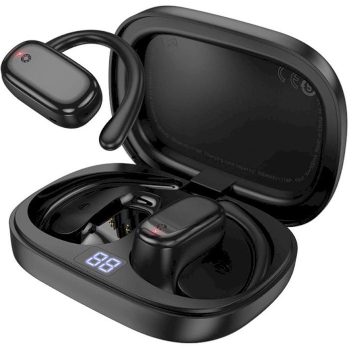 Наушники Borofone BW73 Lucky Open TrueWireless BT headset Black (6941991114830)
