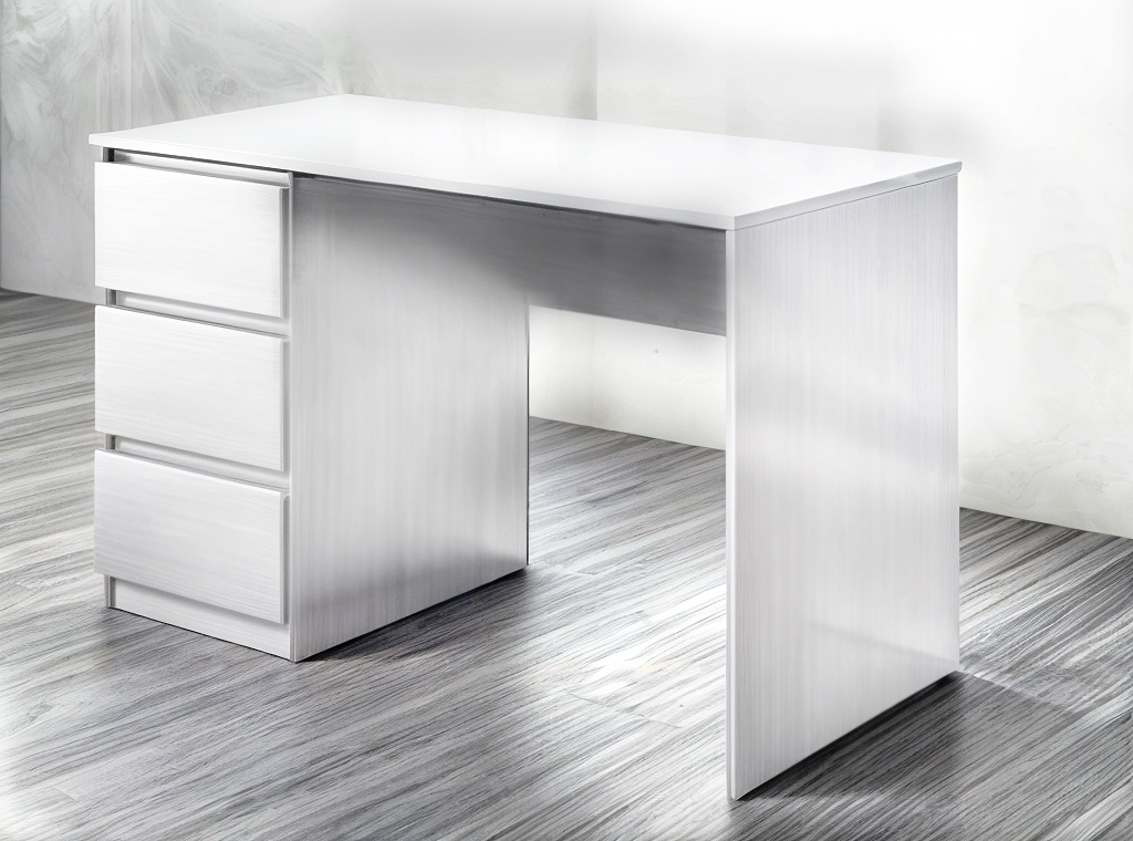 Стол компьютерный Tobi Sho T-224/Left с выдвижными ящиками 1200х750х600 мм Белый