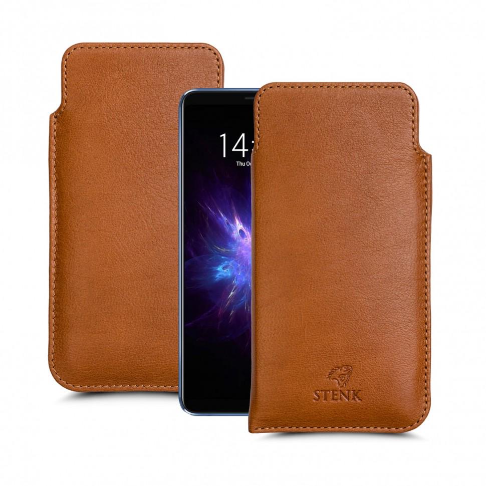 Футляр Stenk Elegance для Meizu Note 8 Camel (62425)