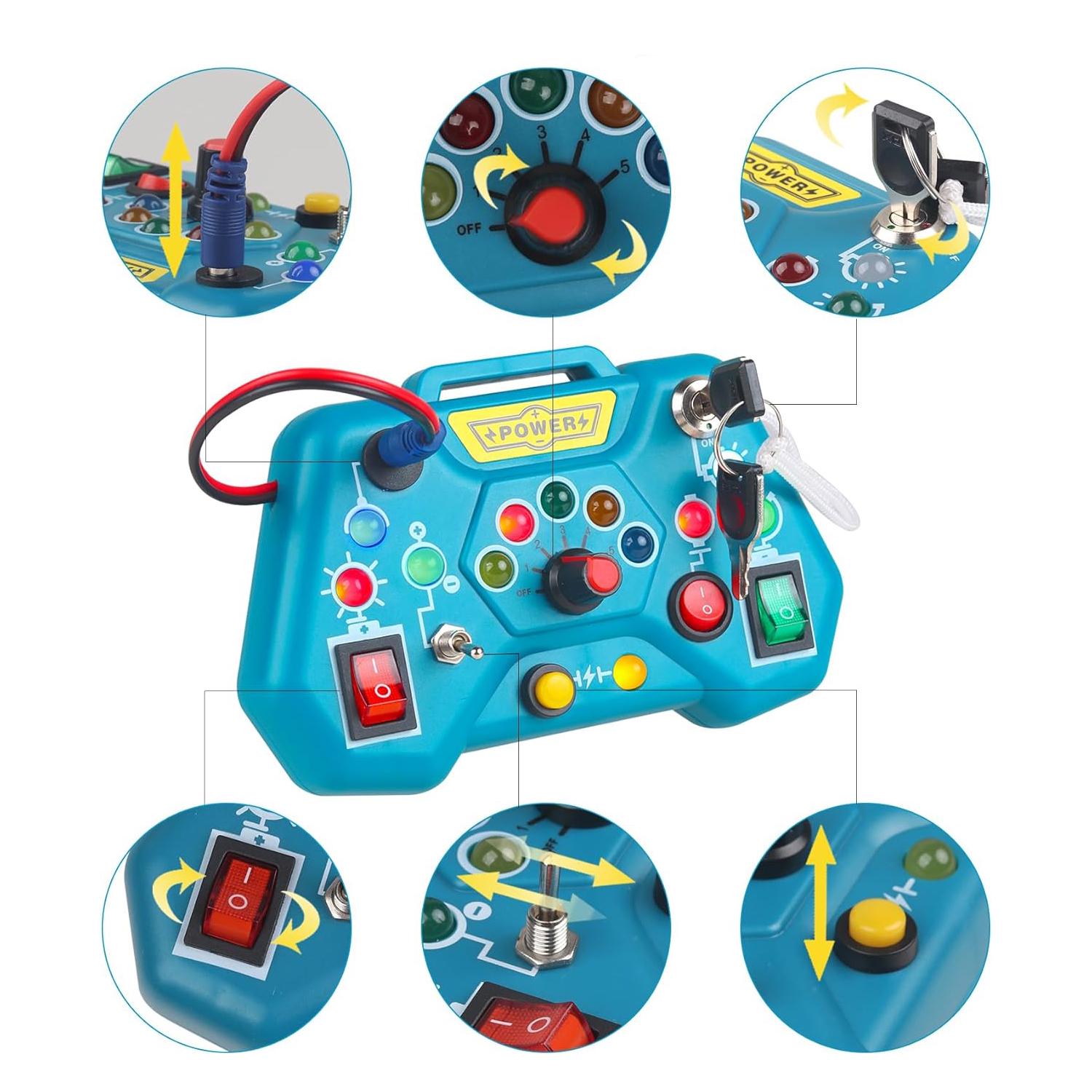 Інтерактивна іграшка бізіборд Провіди Монтессорі - фото 3 Інтерактивна іграшка бізіборд Провіди Монтессорі - фото 3