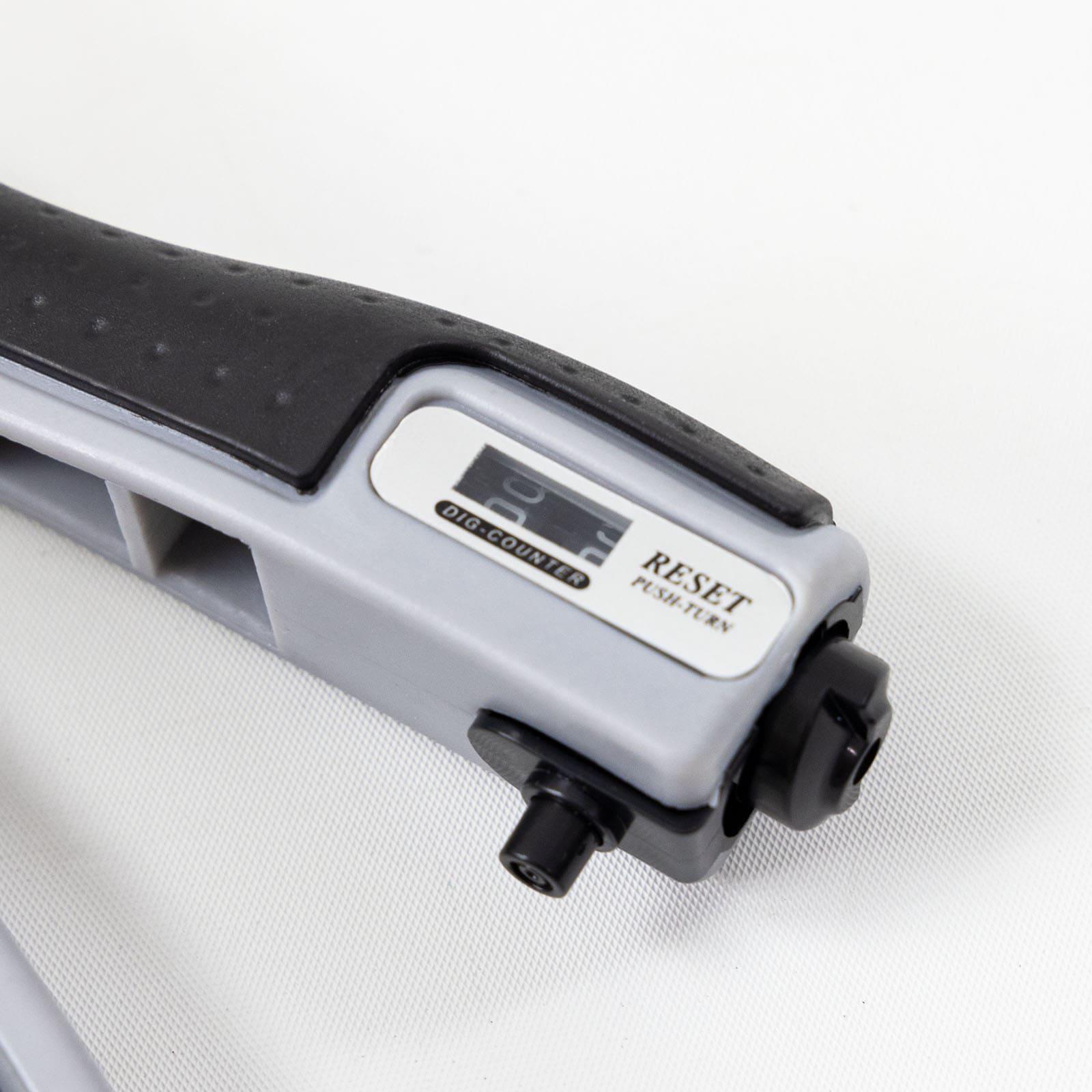 Эспандер кистевой пружинный OSPORT со счетчиком и регулируемой нагрузкой 5-60 кг Серый (MS 4122-2) - фото 3