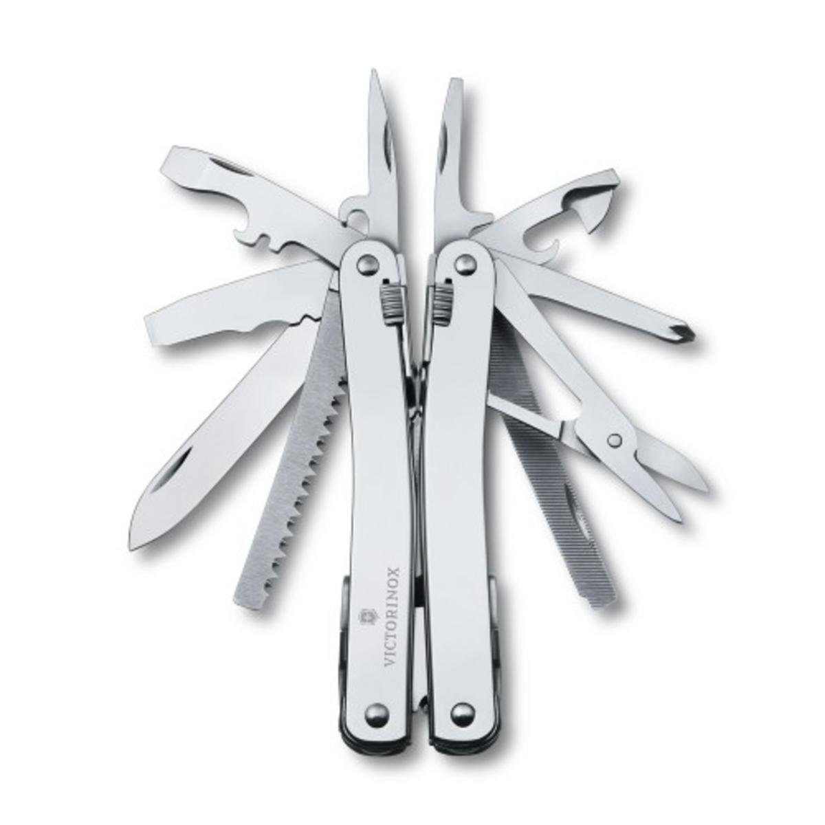 Мультитул Victorinox Swiss Tool Spirit X Plus 3.0235.L с кожаным чехлом (58-79-Vx30235.L)