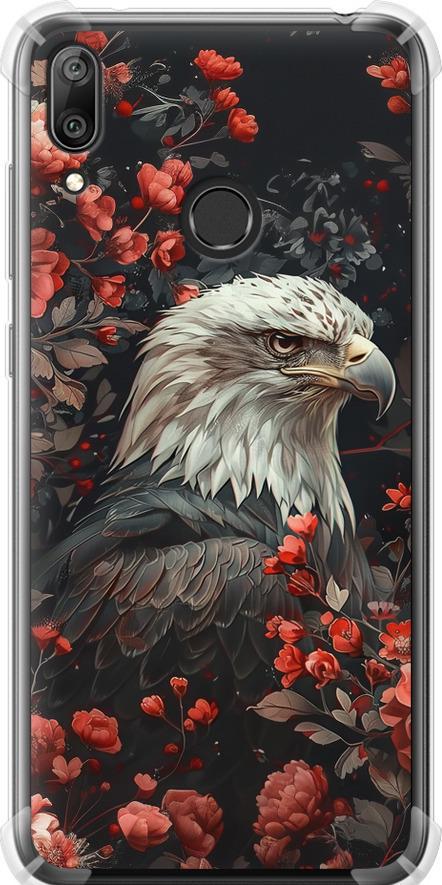 Чехол на Huawei Y7 2019 Цветочный страж (6102sp-1638-42517)