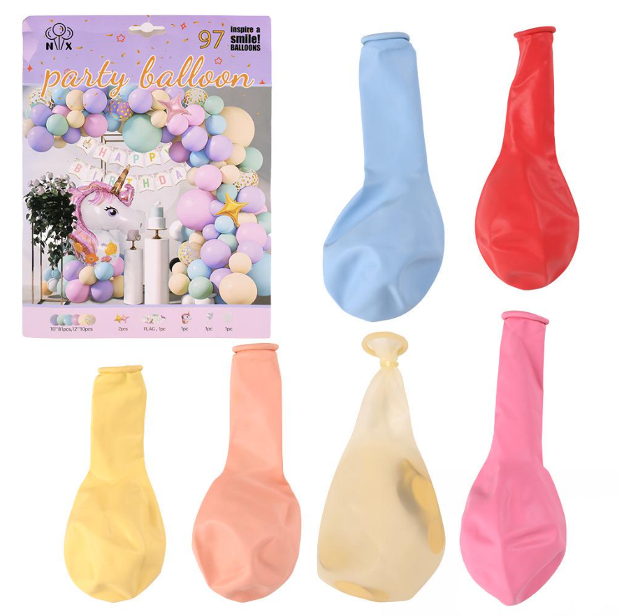 Фотозона из воздушных шаров Happy Birthday 95 шт. (R35125)