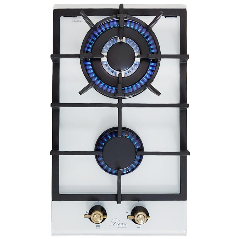 Варочная поверхность Luxor PGM 320 Rustik Ultra BL с подставкой Wok White Варочная поверхность Luxor PGM 320 Rustik Ultra BL с подставкой Wok White
