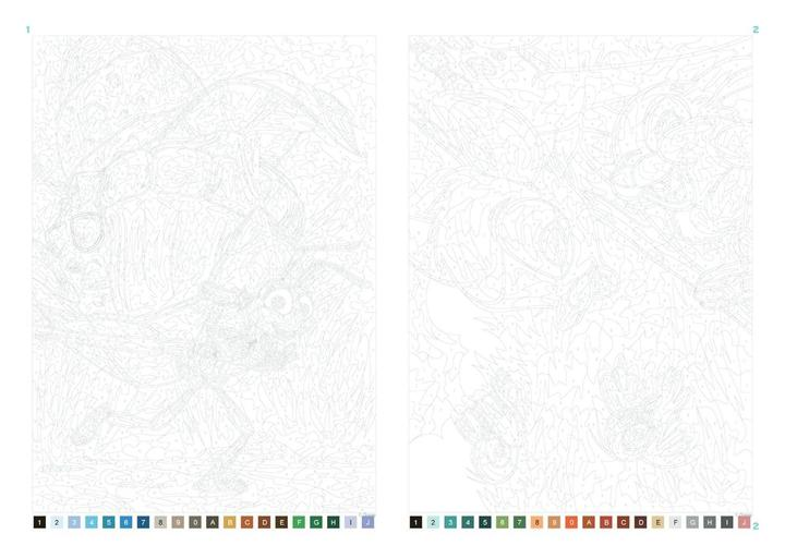 Розмальовка-антистрес Saisons disney за номерами 100 ілюстрацій (30116712) - фото 4 Розмальовка-антистрес Saisons disney за номерами 100 ілюстрацій (30116712) - фото 4