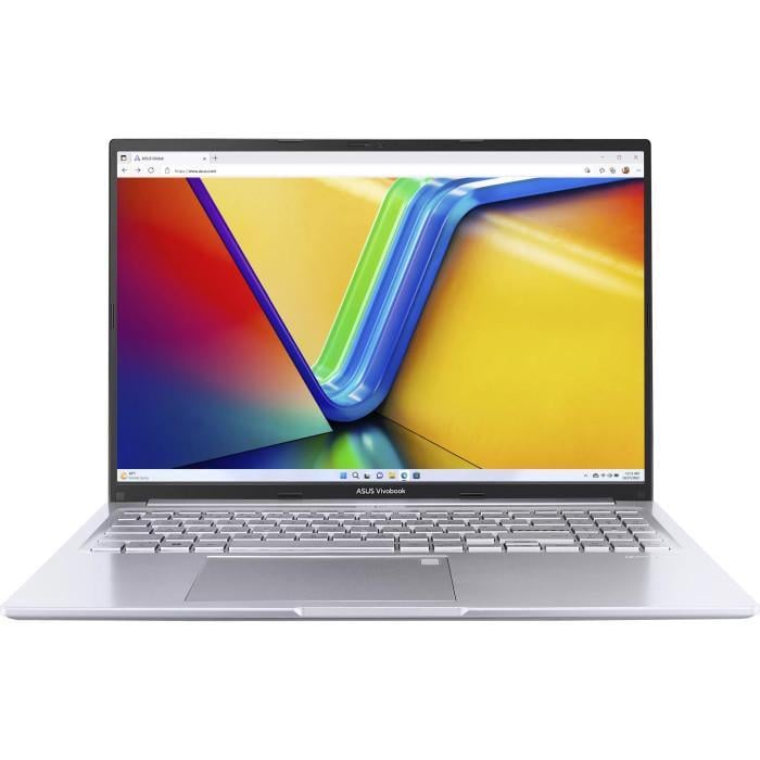 Ноутбук Asus VivoBook 16 OLED M1605NAQ-SH056 AMD Ryzen 5 150 16 Гб 1 Тб SSD Radeon 660M DOS Cool Silver (90NB1832-M00200)