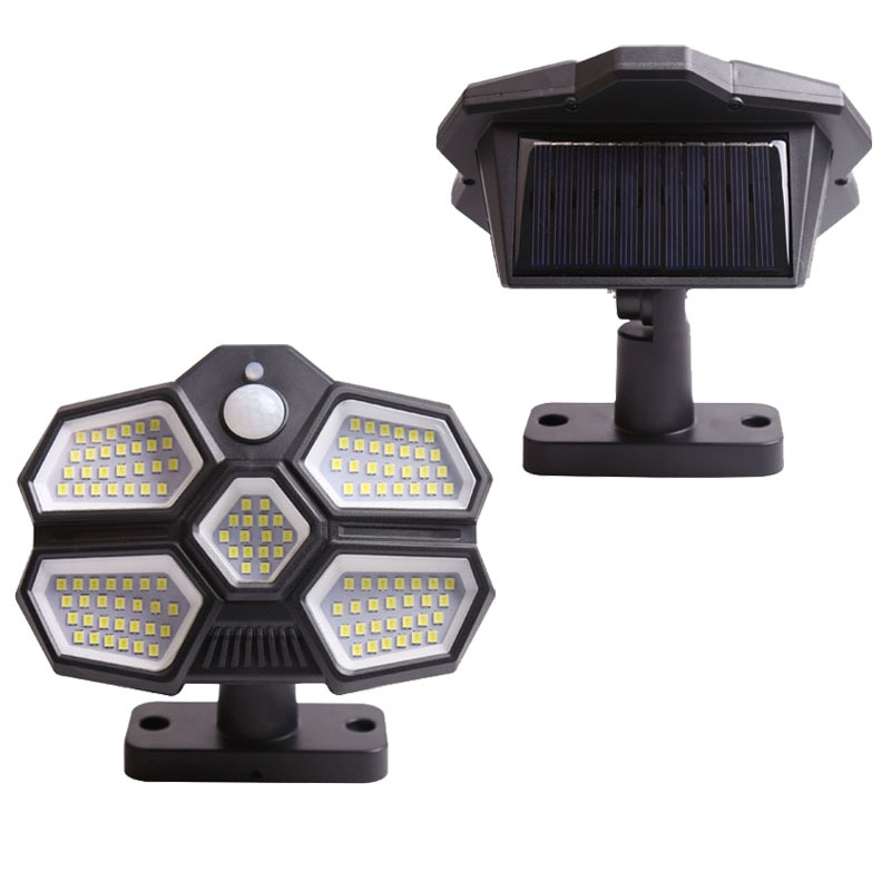 Светильник уличный SH580A-124LED на солнечной батарее с датчиком движения IP 65 (cf2ed261) - фото 6