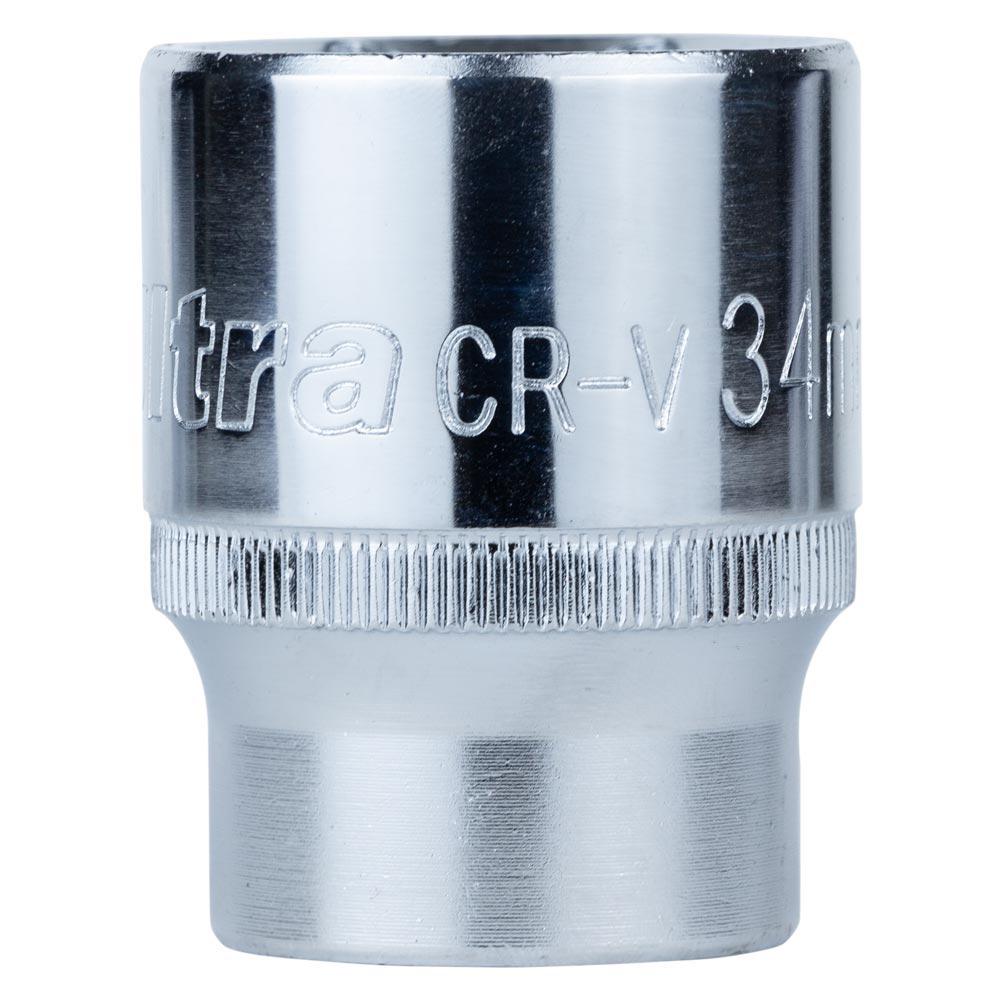 Насадка шестигранная Ultra CrV 3/4" 34 мм (6075342)