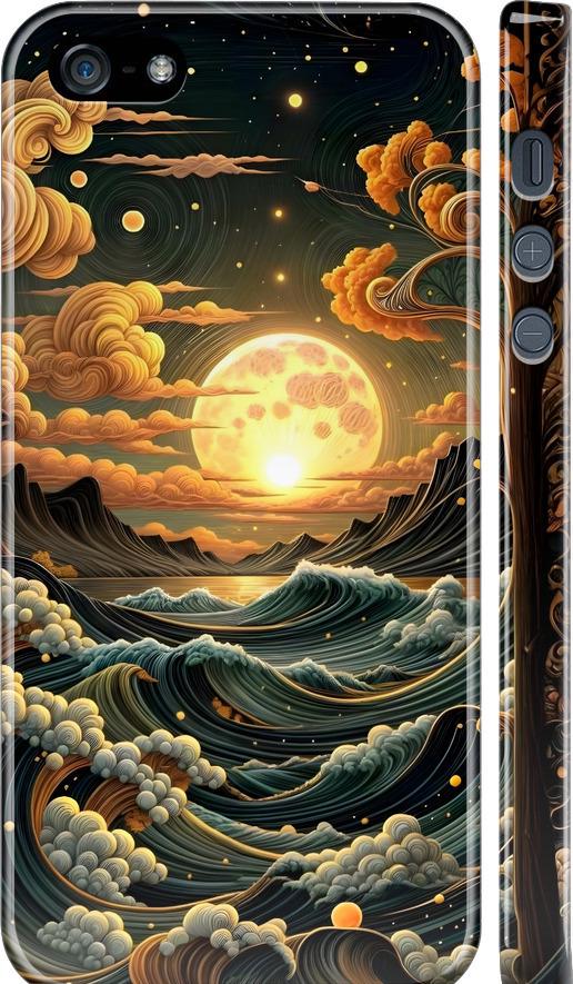 Чехол на iPhone 5s Арт волны (6332m-21-42517)