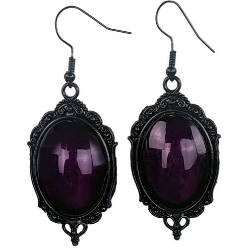 Серьги Seta Decor Королева Гертруда (24-536BLK-Plum)