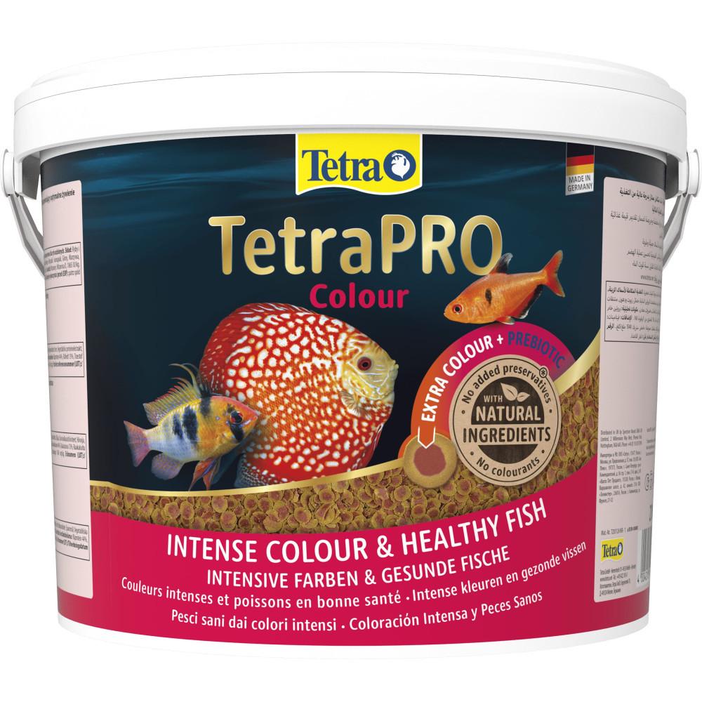 Корм Tetra Pro Colour Multi-Crisps для аквариумных рыб для яркой расцветки чипсы 10 л 2,1 кг