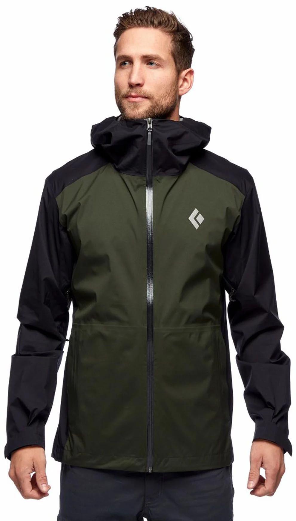 Куртка Black Diamond M Stormline Strech Rain Shell M Cypress/Black (1033-BD CDT0.9158-M)