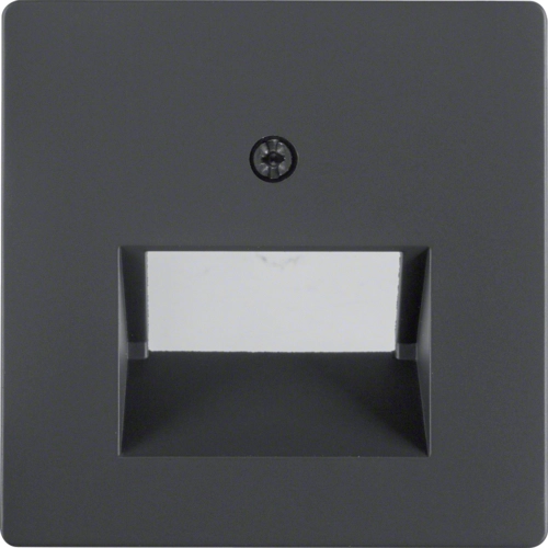 Панель лицьова Berker Q.1/Q.3/Q.7 для подвійної розетки UAE Антрацитовий (14096086)
