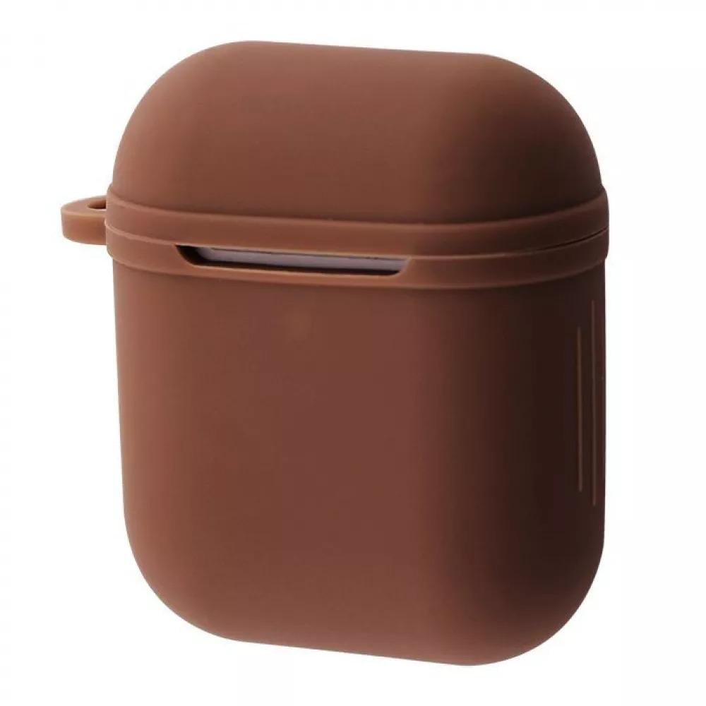 Чехол для наушников PRC Silicone Shock-proof case for Airpods 1/2 Brown (14070456)