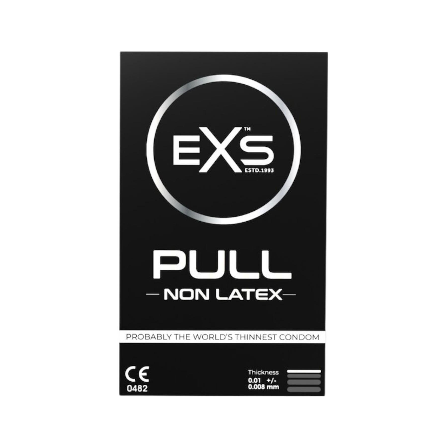 Презервативи ультратонкі без латексу EXS PULL 3 шт.