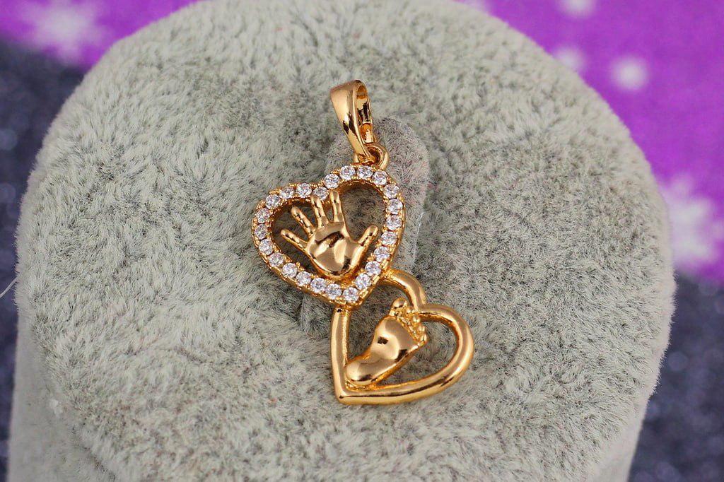 Кулон Xuping Jewelry ручка с ножкой 2,2 см Золотистый (29256682)