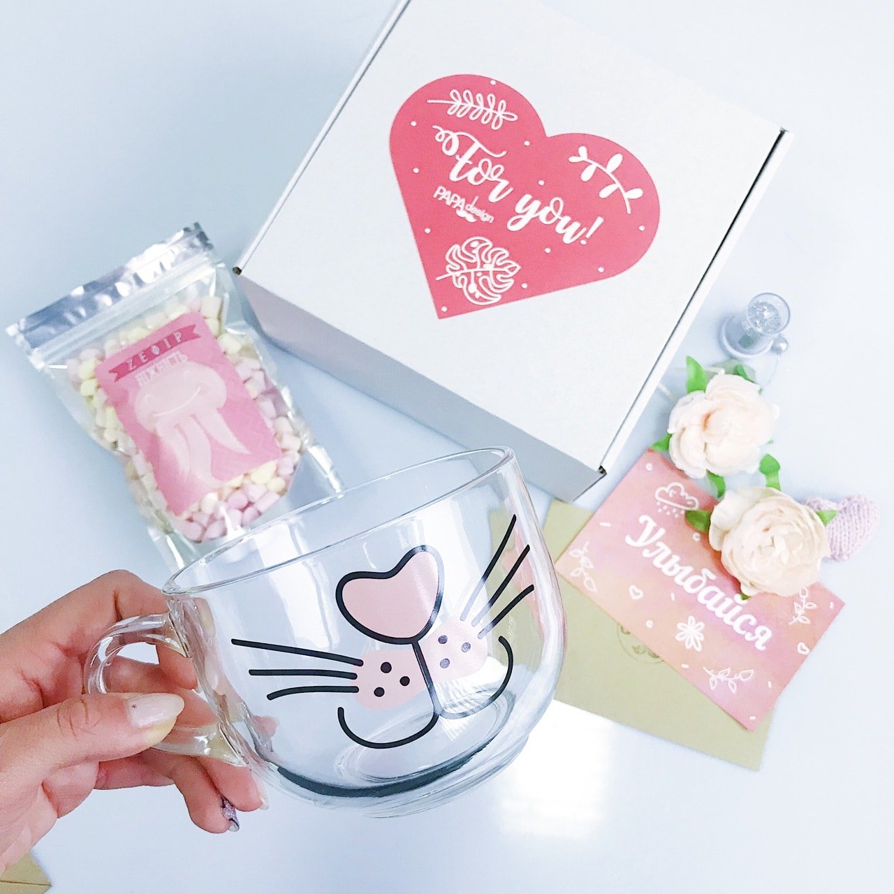 Чашка Papadesign "Cat face" 700 мл - фото 5 Чашка Papadesign "Cat face" 700 мл - фото 5