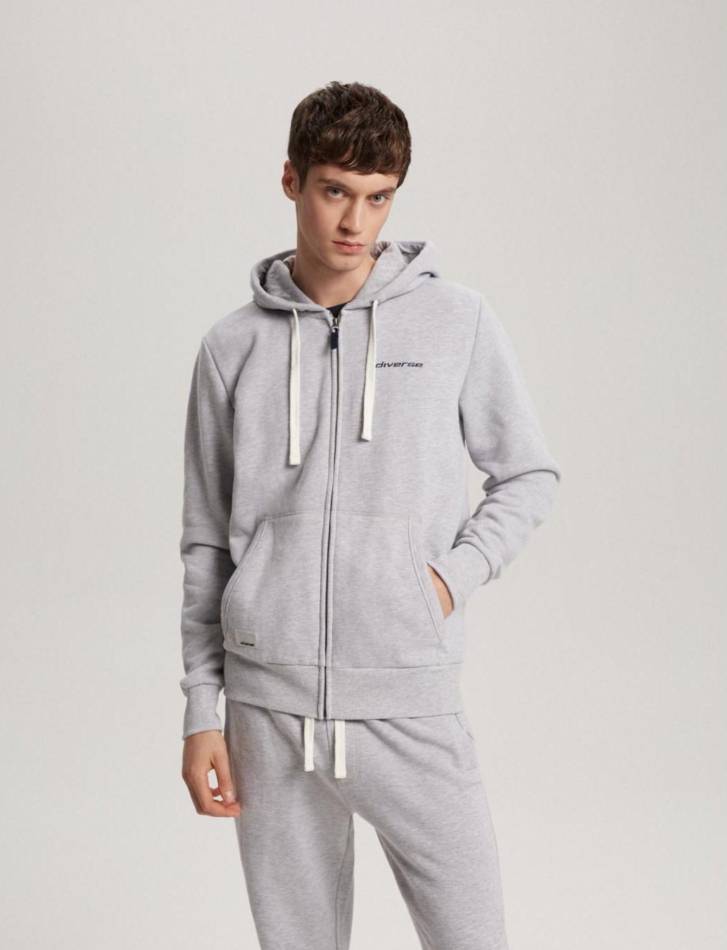 Толстовка чоловіча Diverse REVEGAS ZIP 2 XL Сірий меланж (5902598816832) Толстовка чоловіча Diverse REVEGAS ZIP 2 XL Сірий меланж (5902598816832)