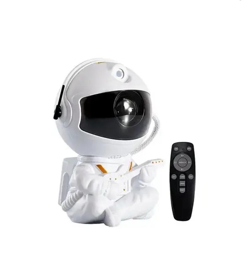 Ночник проектор Астронавт Космонавт с гитарой лазерный детский сидящий White Ночник проектор Астронавт Космонавт с гитарой лазерный детский сидящий White