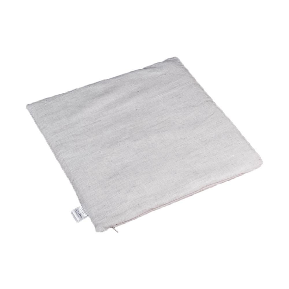 Льняная подушка на стул ЛинТекс 45х45 см Серый