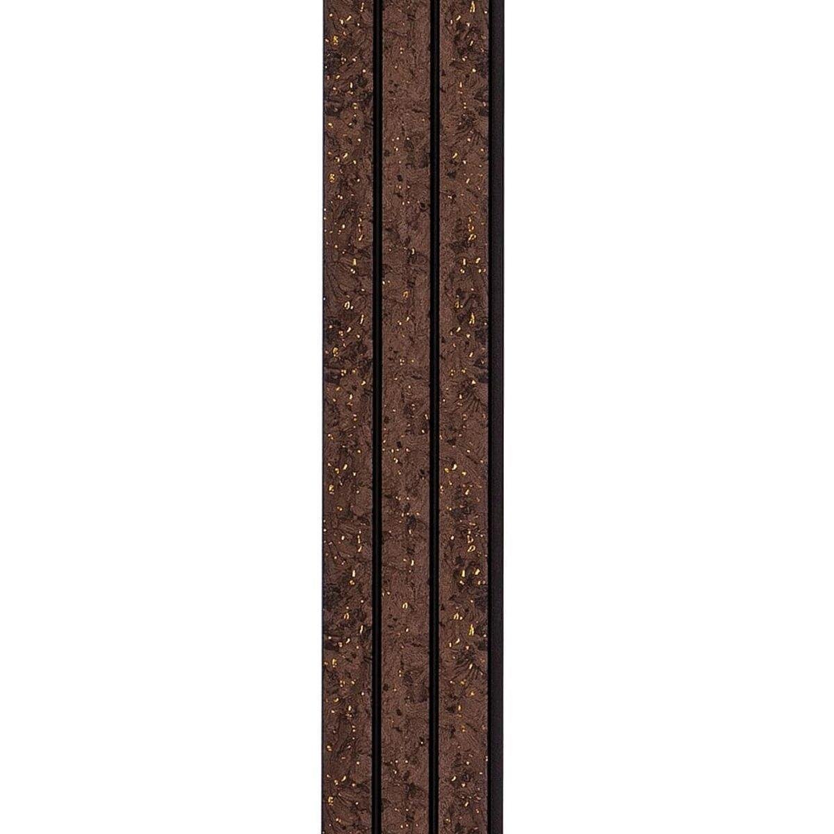 Рельс декоративный PS 2900х120х12 мм Темно-коричневый с золотыми вкраплениями (SW-00001737) - фото 6 Рельс декоративный PS 2900х120х12 мм Темно-коричневый с золотыми вкраплениями (SW-00001737) - фото 6