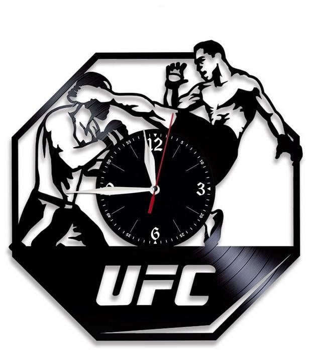 Часы настенные UFC MMA 2209 из виниловой пластинки