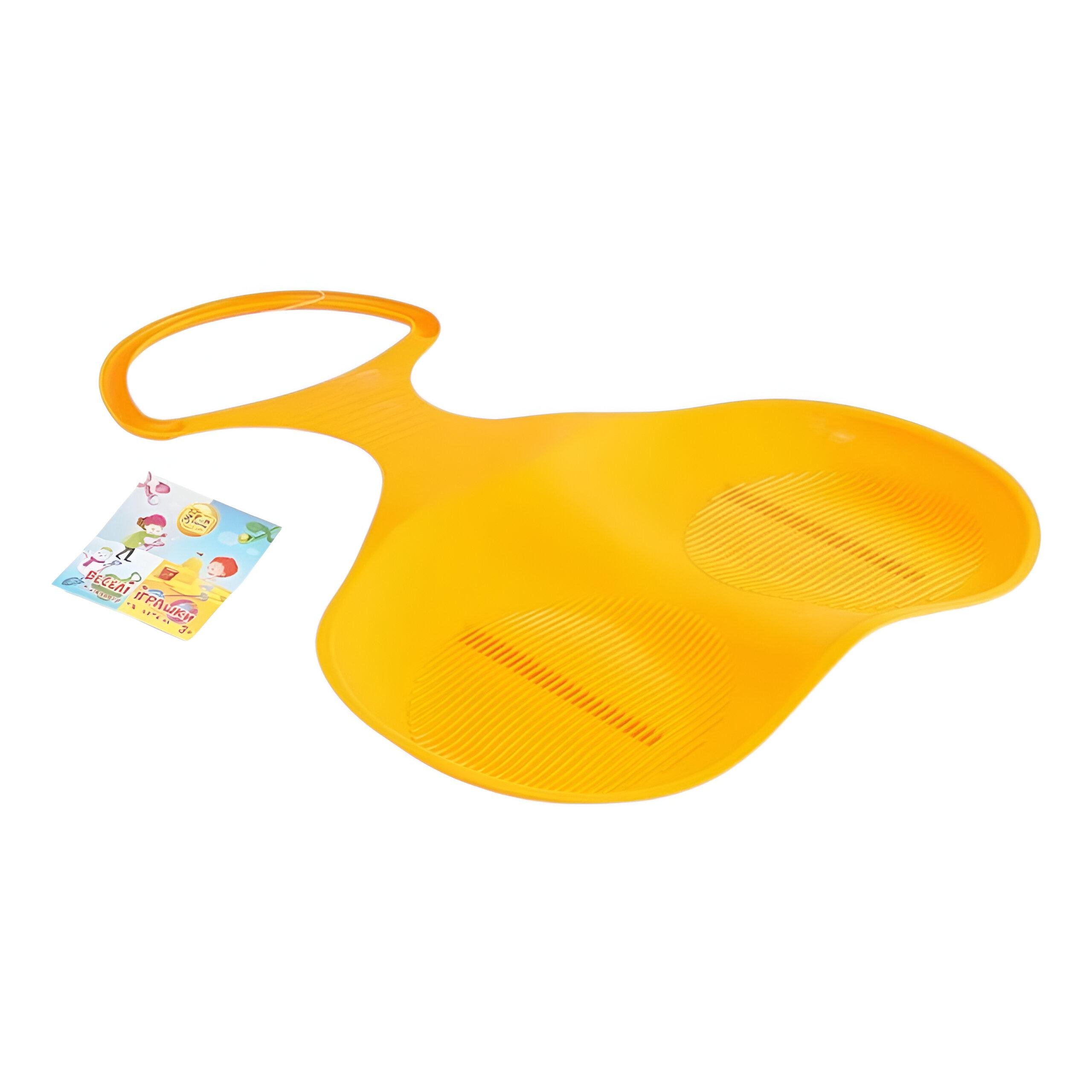 Снігокат для дітей 4FUN Game Club Крижинка 70505-3 пластиковий Помаранчевий (29684337)