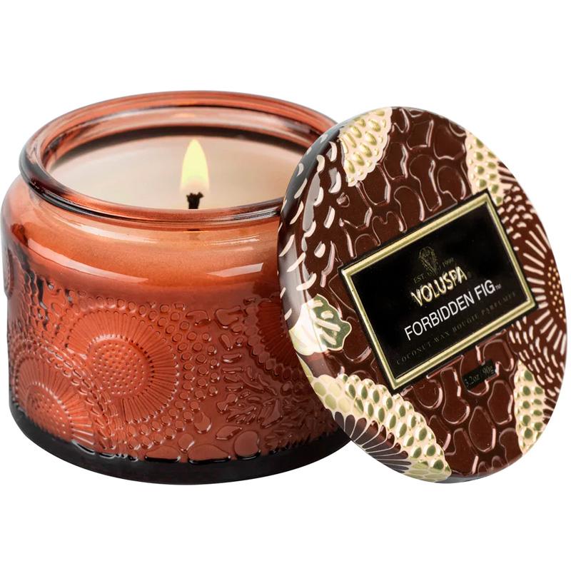 Свеча ароматическая Voluspa Japonica Forbidden Fig 90 г банка с крышкой (111002616)