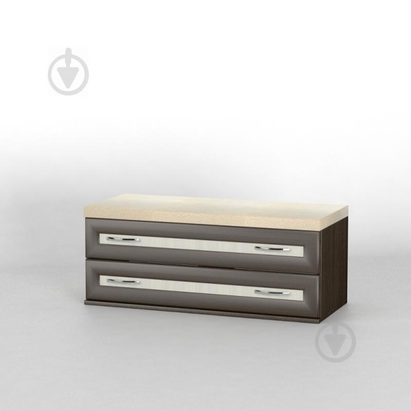 Комод прикроватный Тиса Мебель КП-117 Венге/Дуб молочный Комод прикроватный Тиса Мебель КП-117 Венге/Дуб молочный