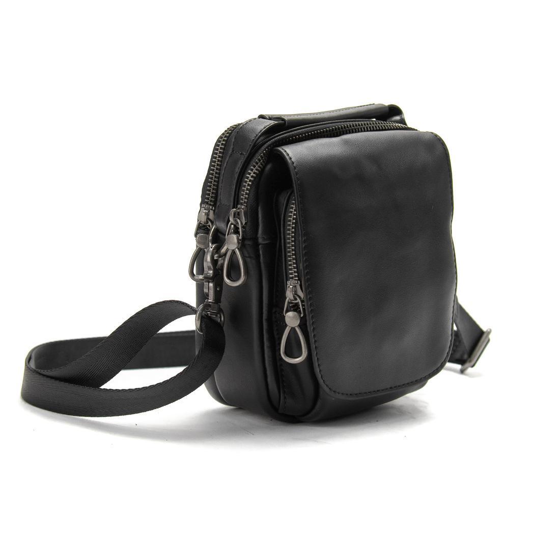 Мужская сумка через плечо Royal Bag 6016A Черный (7519)