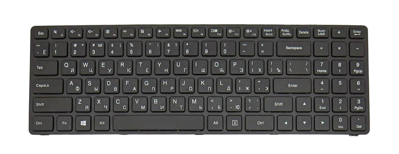 Клавиатура для ноутбука Lenovo IdeaPad 100-15IBD матовая (5N20K25414)