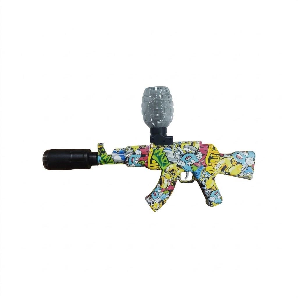 Автомат игрушечный Assault AK-47 mini WH80-2 с глушителем подсветкой (32407190) Автомат игрушечный Assault AK-47 mini WH80-2 с глушителем подсветкой (32407190)