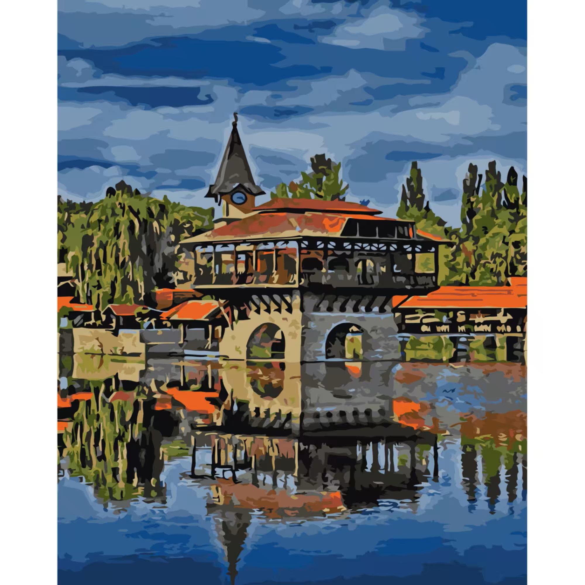 Картина по номерам Strateg Октябрьский парк 30x40 см (SS-6582)