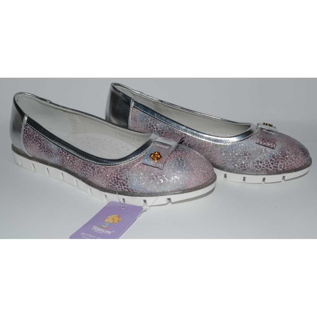 Туфлі для дівчинки Tom.m 105-3043-26 р. 34 22,5 см Білий/Рожевий (105-3043-26-34) - фото 4