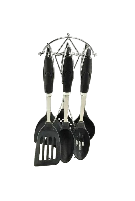 Набір кухонний A-PLUS KT-1450 на стійці нержавіюча сталь 7 пр.