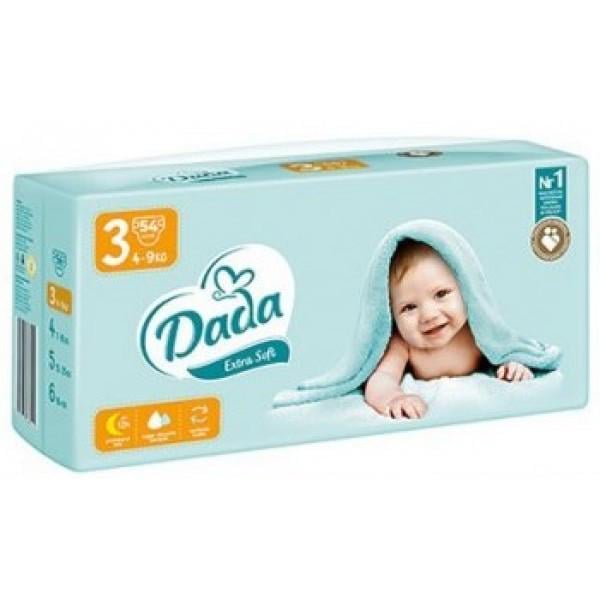 Подгузники Dada Extra Soft 3 Midi 4-9 кг 54 шт. (939619/668956)