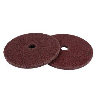 Круг из абразивного волокна 150х12х22 ПП Р80 Бордовый (29860852) - фото 2