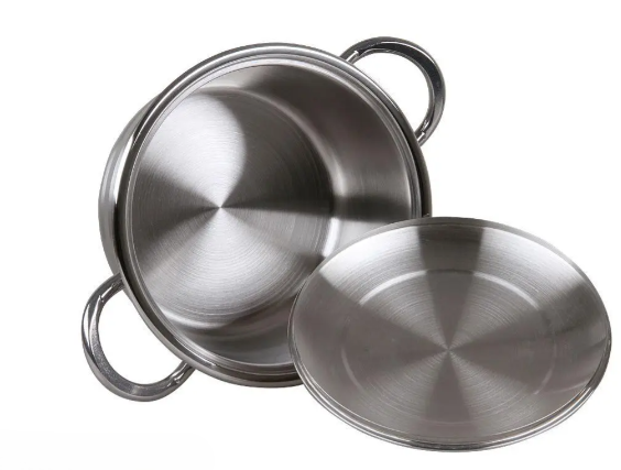 Каструля зі сталевою кришкою OMS з нержавіючої сталі для газу і індукці 4,6 л (2005.4.6) - фото 13 Каструля зі сталевою кришкою OMS з нержавіючої сталі для газу і індукці 4,6 л (2005.4.6) - фото 13