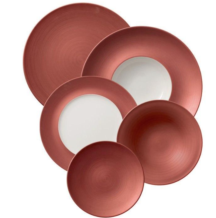 Набор столовой посуды Villeroy & Boch Manufacture Rock Glow фарфор 20 предметов