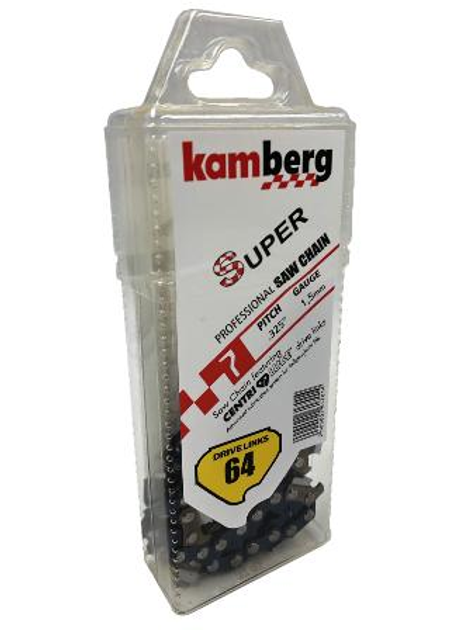 Цепь бдительная Kamberg 64 звена шаг 0,325 паз 1,5 мм под шину 16" 40 см (633700E)