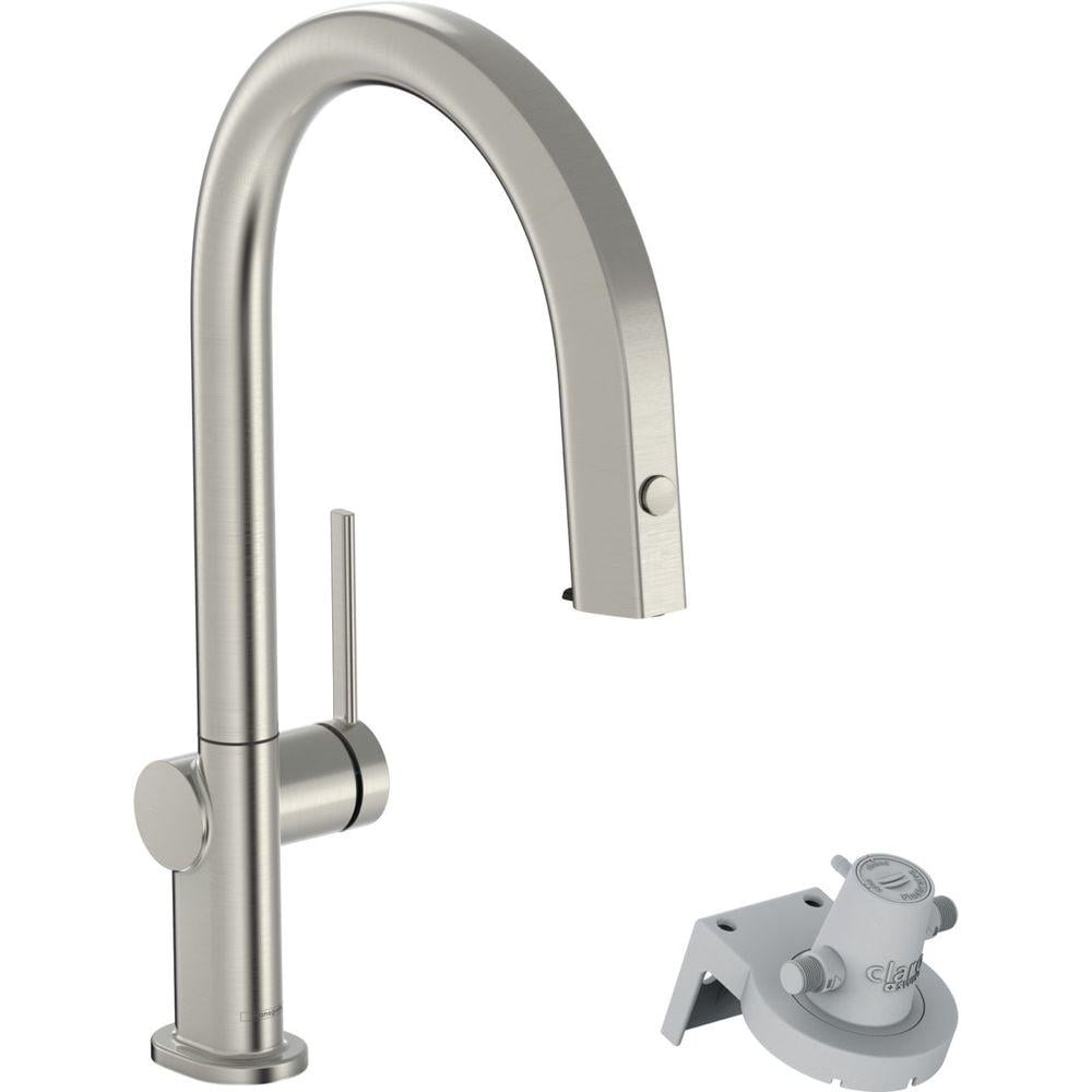 Смеситель кухонный Hansgrohe Aqittura M91 FilterSystem 210 Stainless Steel Finish (76803800)