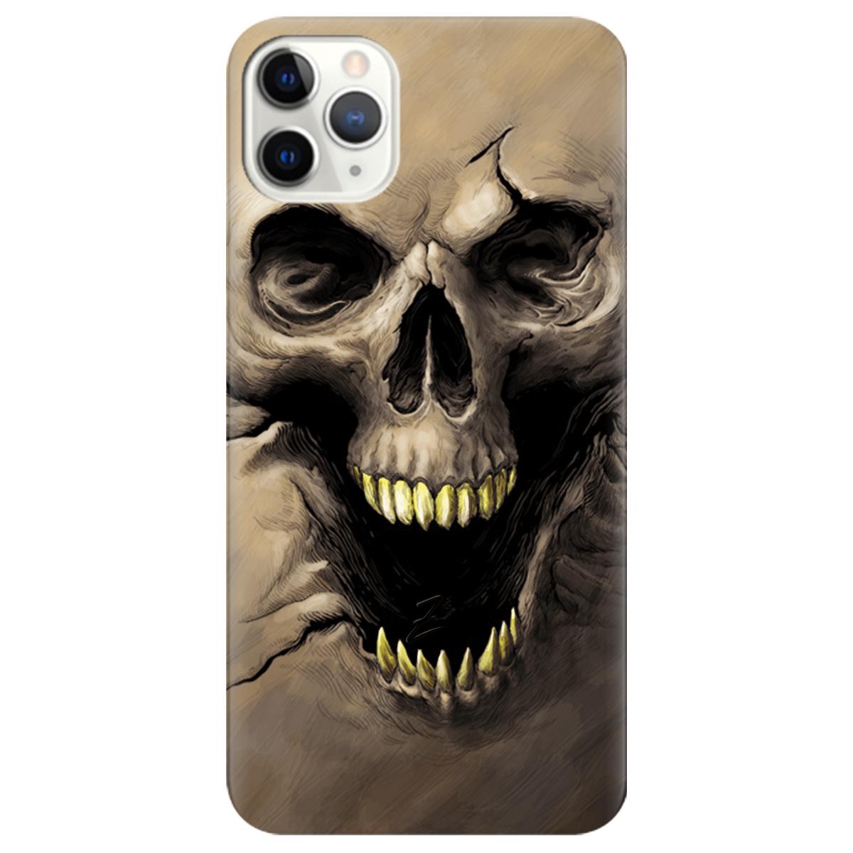 Силіконовий чохол Zorrov для Apple iPhone 11 Pro Max - Skull (12180040179072370)