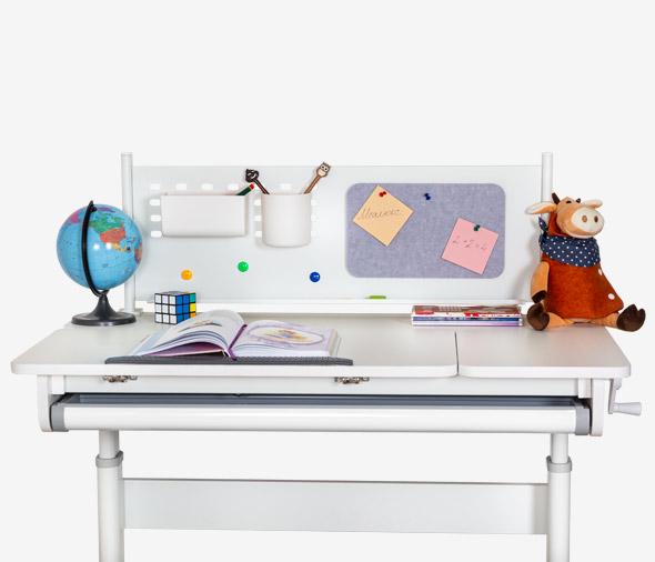 Парта шкільна ергономічна трансформер Evokids TH-325 Grey - фото 8 Парта шкільна ергономічна трансформер Evokids TH-325 Grey - фото 8