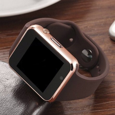 Смарт-годинник Smart Watch A1 Bluetooth з слотом під sim-карту 400 mAh Gold (tf4618) - фото 2