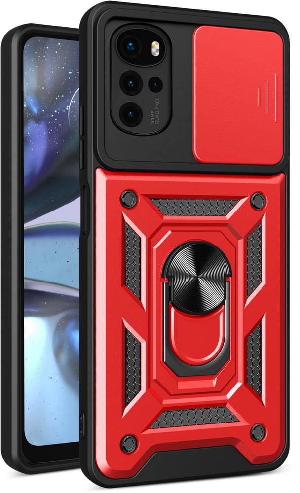 Чехол с защитой камеры 3DGuard Motorola G22 Red (32453-2D)
