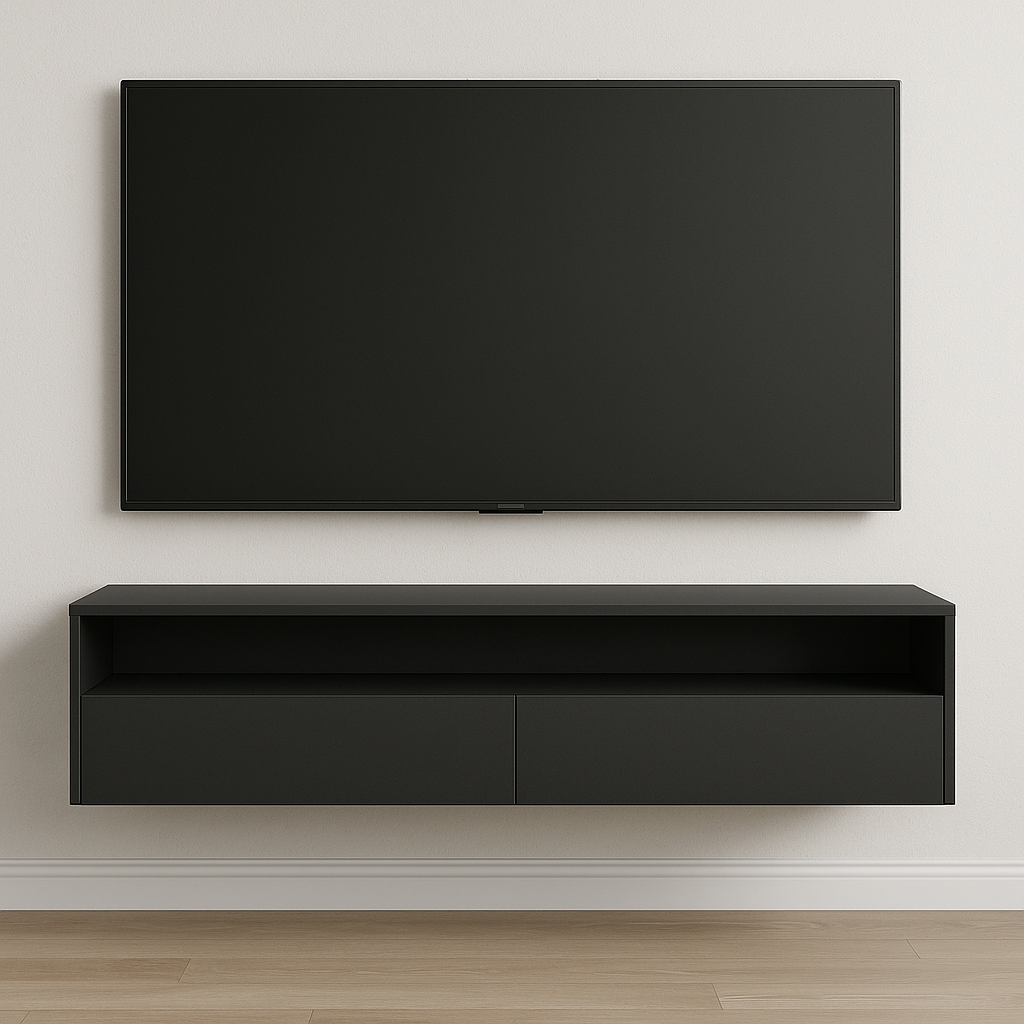Тумба для ТВ навісна №10 40x200x35 см Антрацит Тумба для ТВ навісна №10 40x200x35 см Антрацит